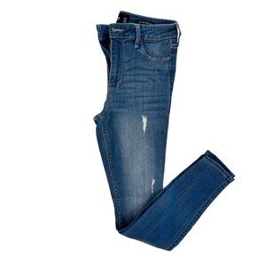 Hollister Womens High-Rise Jean Legging W27 L28 With Advanced Stretch Blue Denim